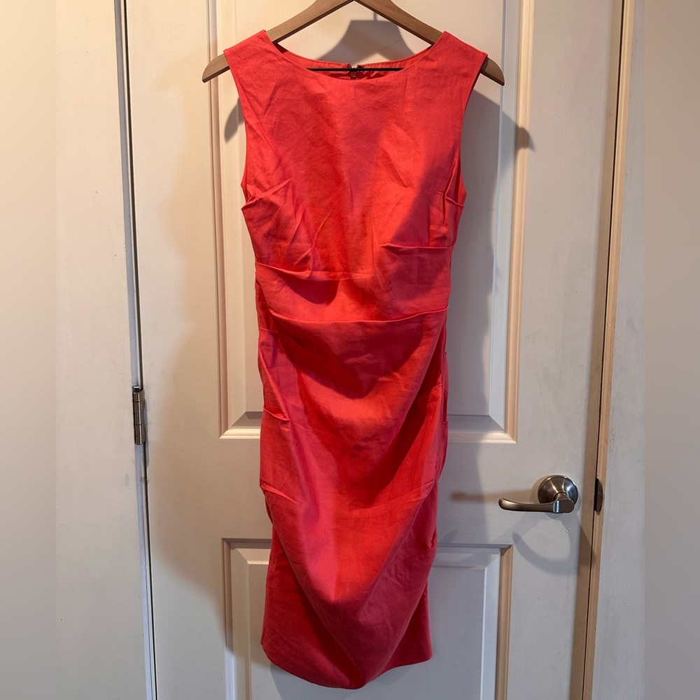 Bodycon Coral Sleeveless Dress